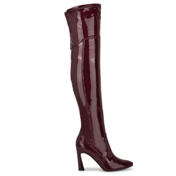 Nine West Shoes - NWT Nine West over the knee dark red boots